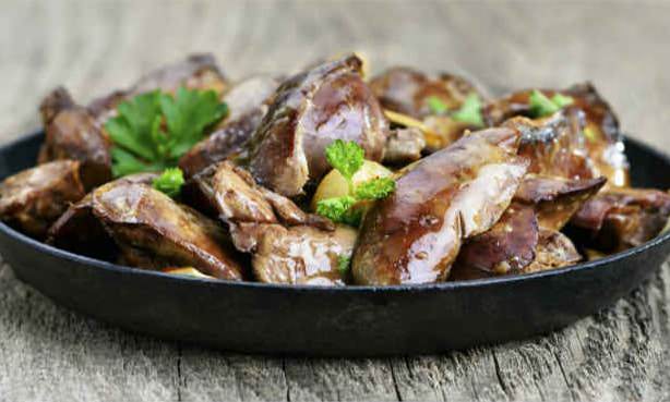 Блюдо из куриной печени