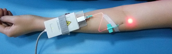 иголка с лазером