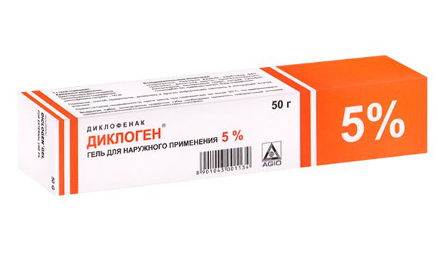 Диклоген, гель