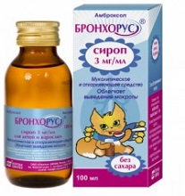 Таблетки и сироп Бронхорус