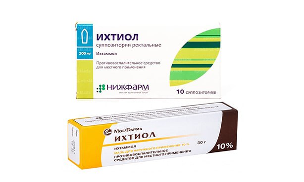 Ихтиол, мазь и свечи