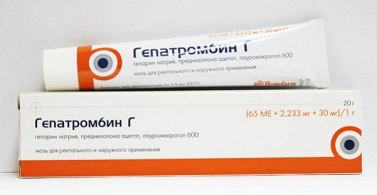 От чего помогает мазь и свечи Гепатромбин Г