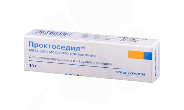 Проктоседил, мазь