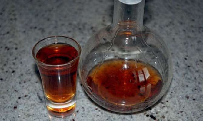 целебная настойка из ореха