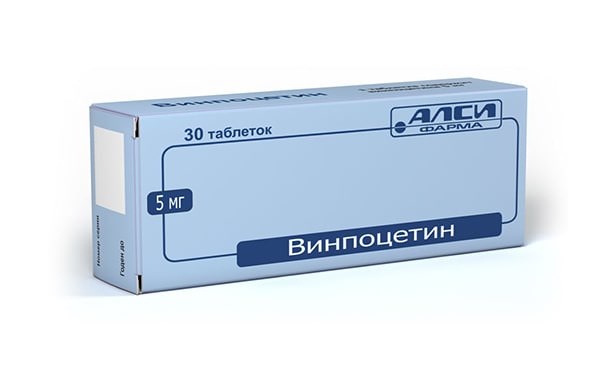 Винпоцетин, таблетки