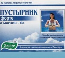 Пустырник Форте Эвалар: инструкция по применению