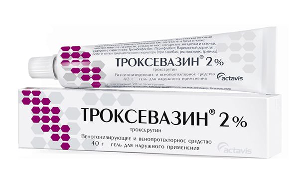 Троксевазин, гель