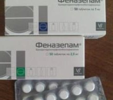 Феназепам: инструкция по применению