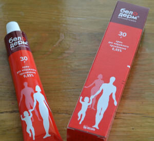 Крем и мазь Белодерм: инструкция по применению