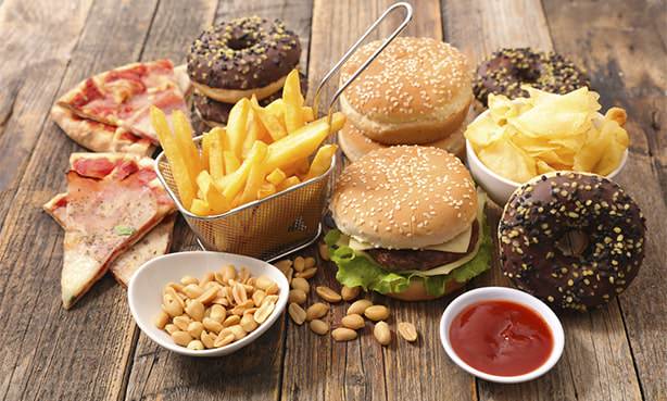 Фаст-фуд, вредная еда
